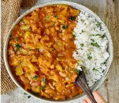 Sweet potato curry with rice